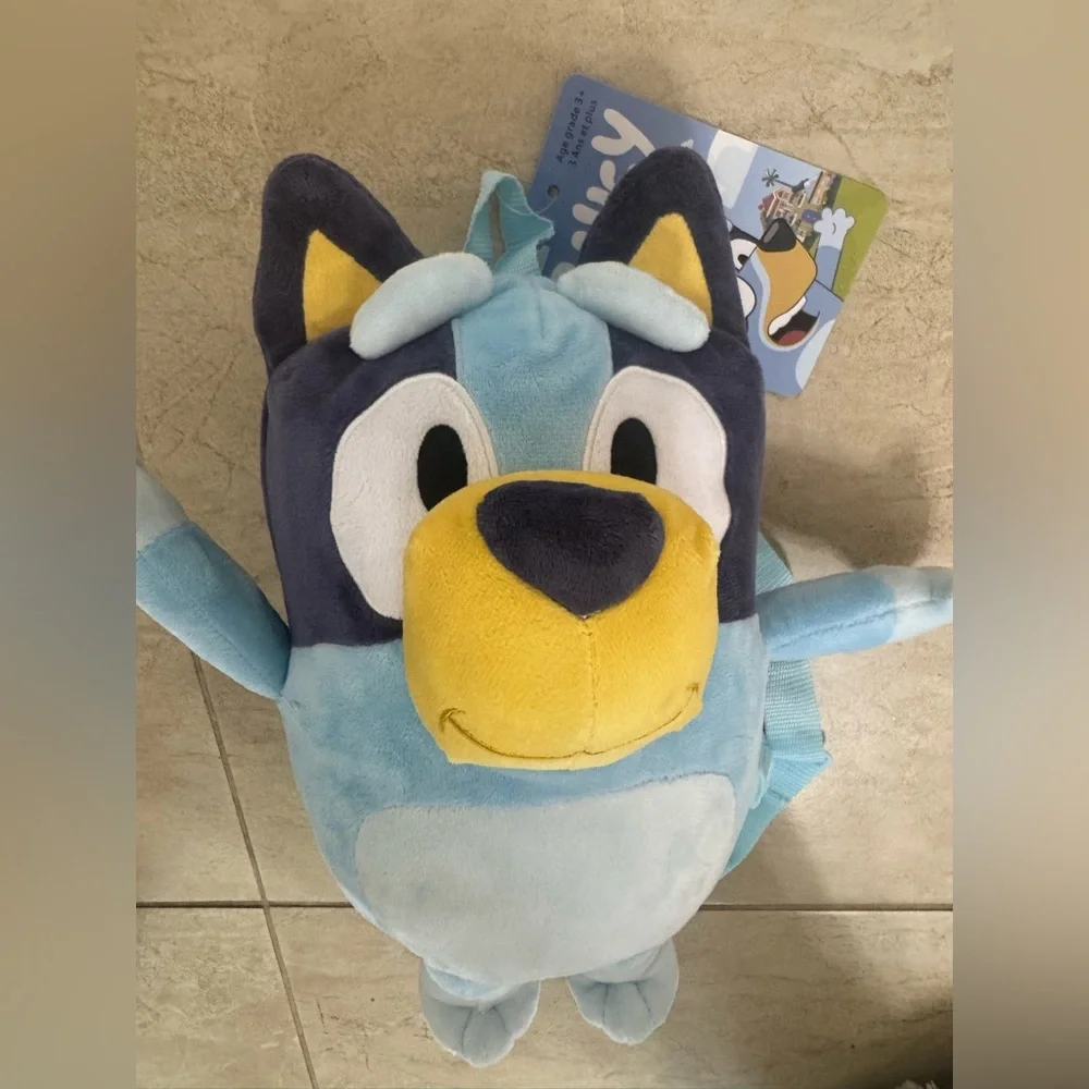 Bluey Plush Backpack and Bluey Sunglasses